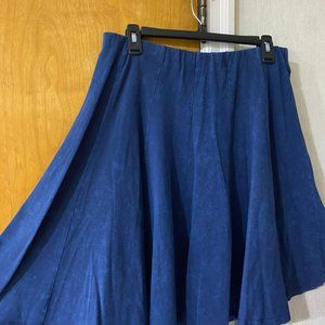 Womens/Teens 25" Stonewash Panel Skirt